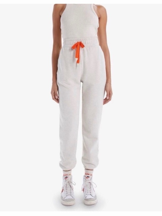 MOTHER Pants - NEW Mother The Knock Out Ankle Sweatpants Move It Oatmeal